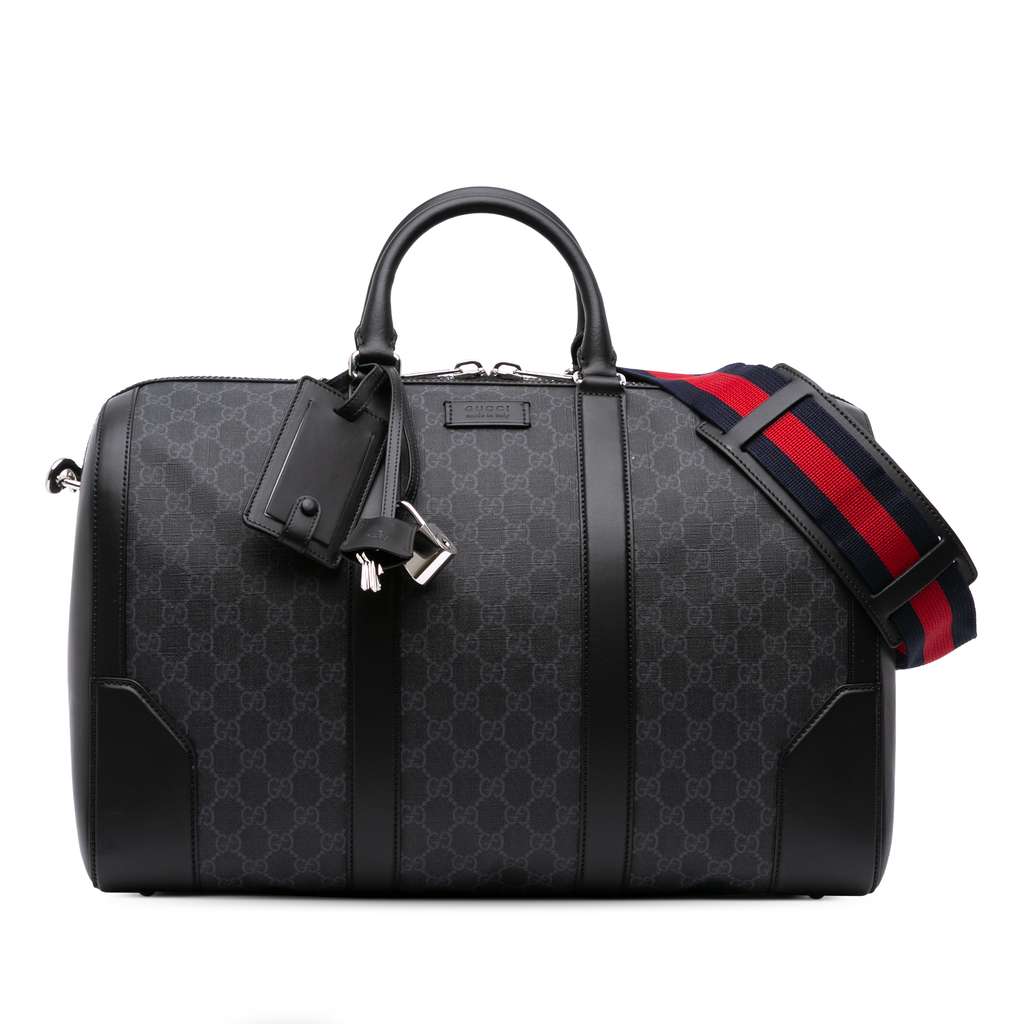 Gucci Medium GG Supreme Carry On Duffle Bag