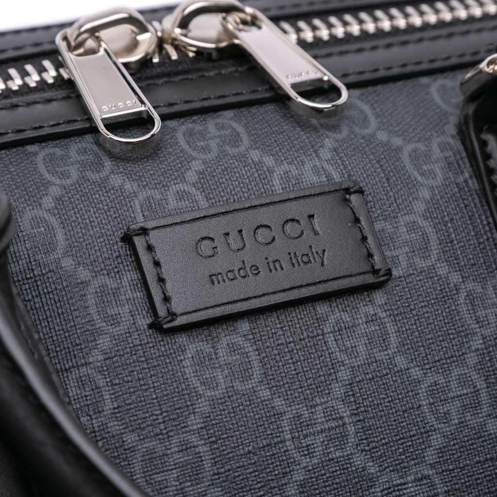 Gucci Medium GG Supreme Carry On Duffle Bag - Side view