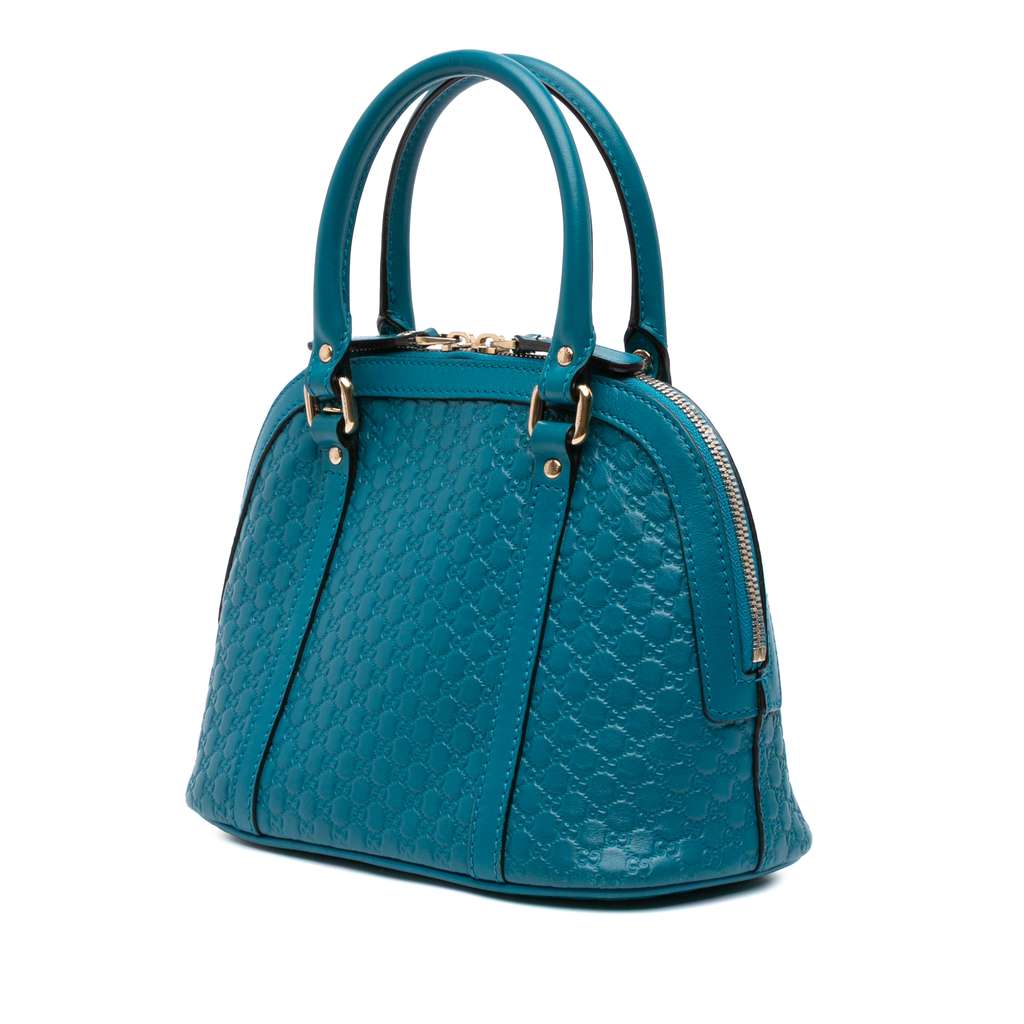 Gucci Mini Microguccissima Dome Satchel - Back view