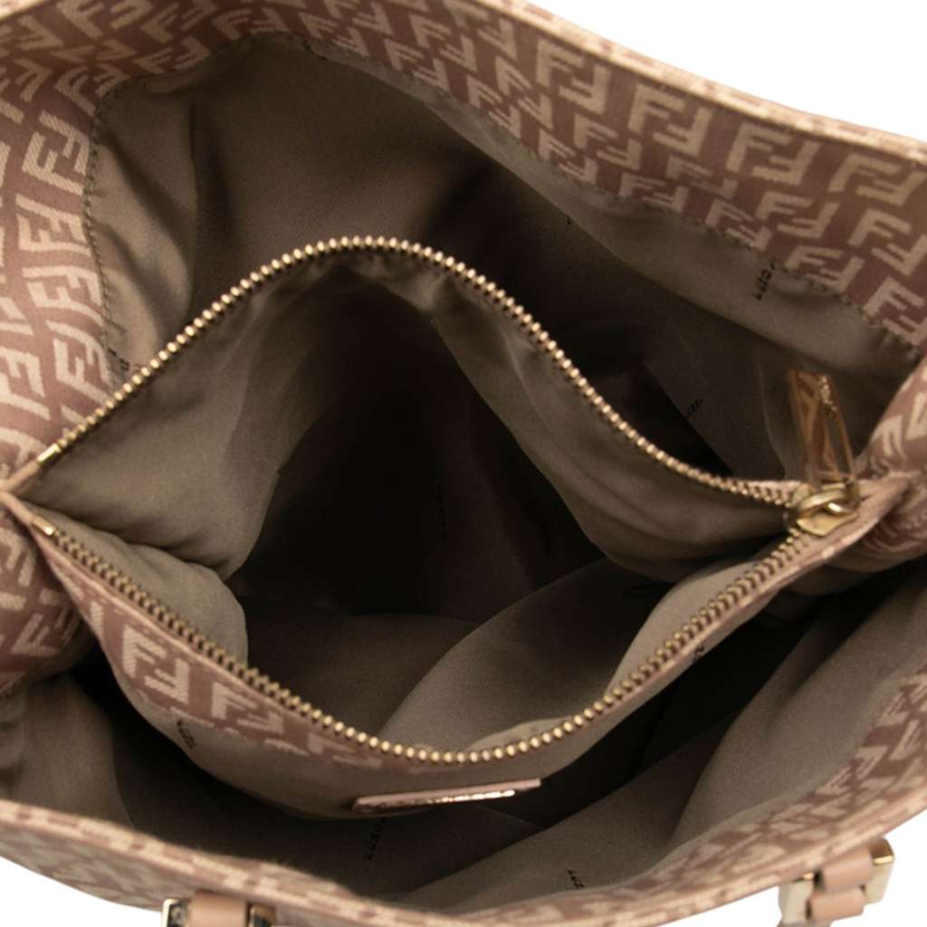 Fendi Zucchino Canvas Tote - 4