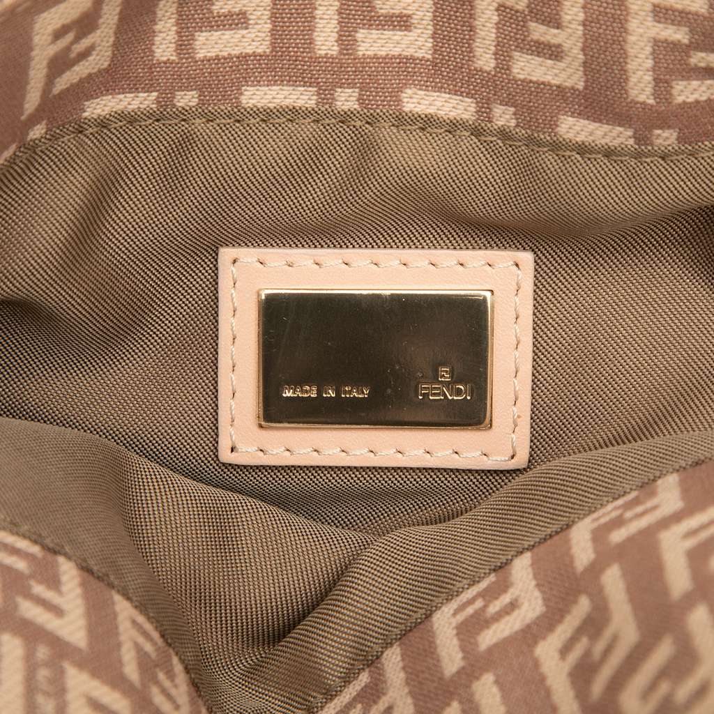 Fendi Zucchino Canvas Tote - Side view