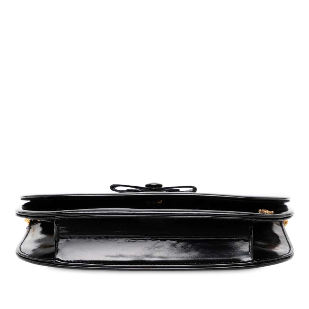 Dior Shiny Calfskin Bow Shoulder Bag - Image 6