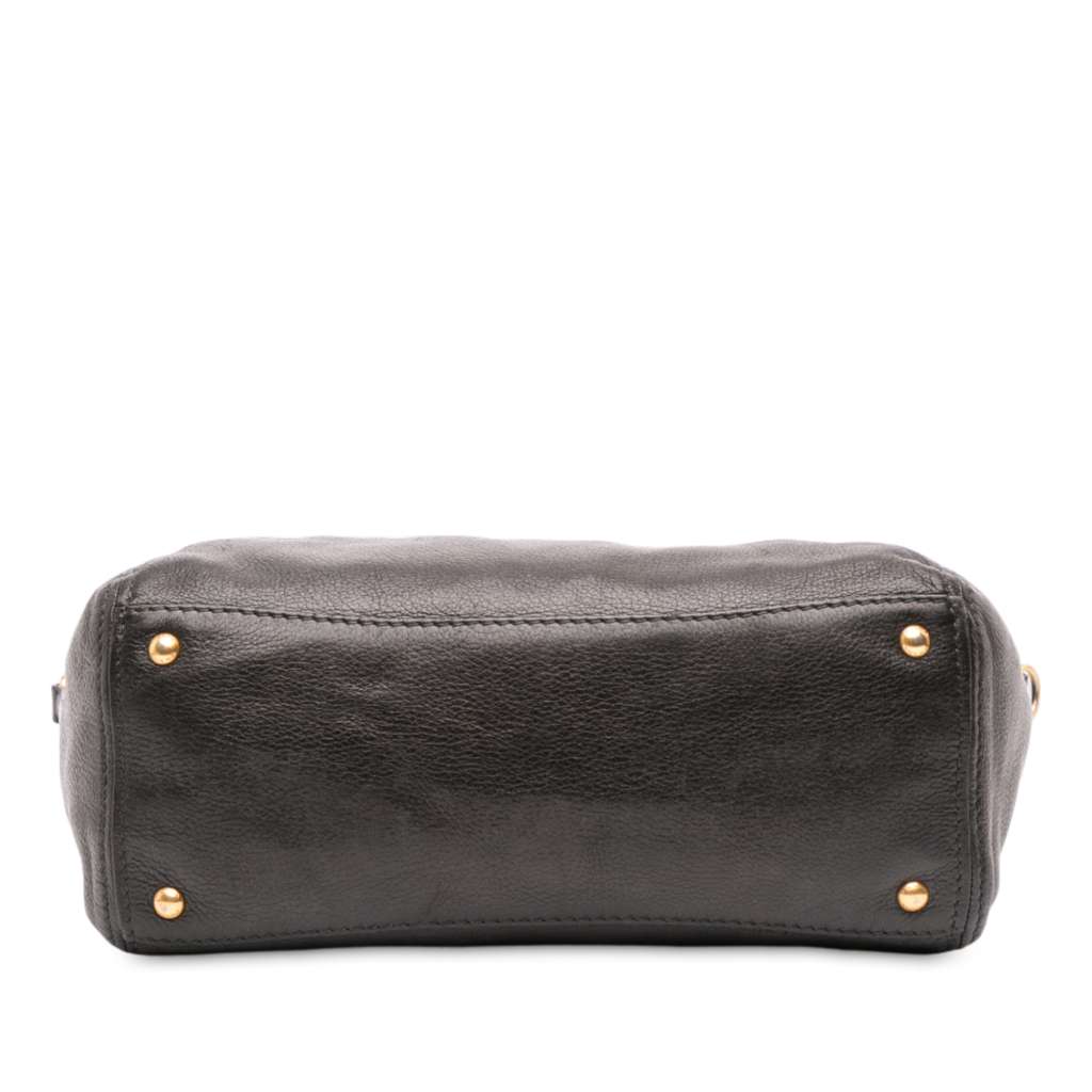 Prada Vitello Daino Frame Convertible Tote - Image 6