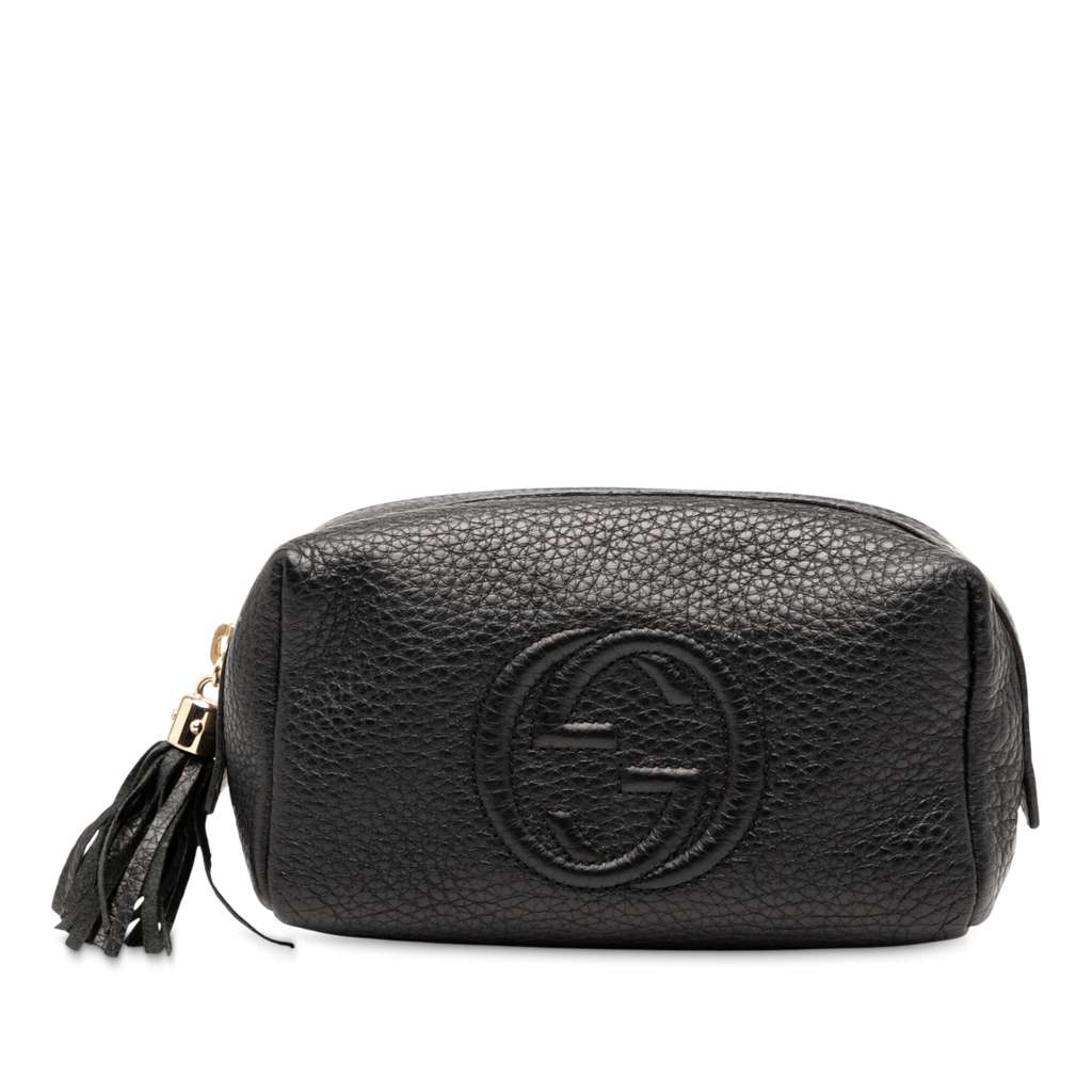 Gucci Leather Soho Cosmetic Pouch