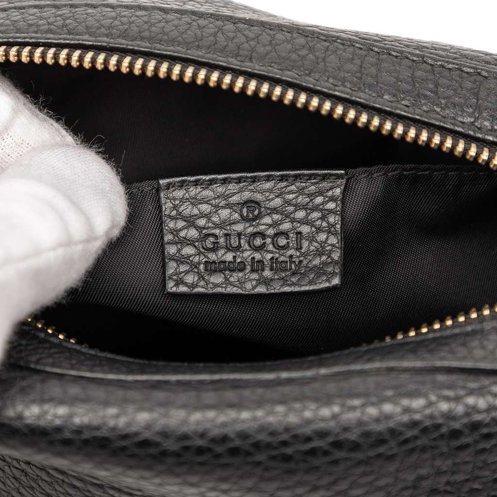 Gucci Leather Soho Cosmetic Pouch - Side view