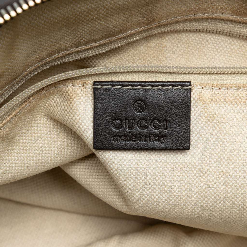 Gucci GG Canvas Sukey Satchel - Side view