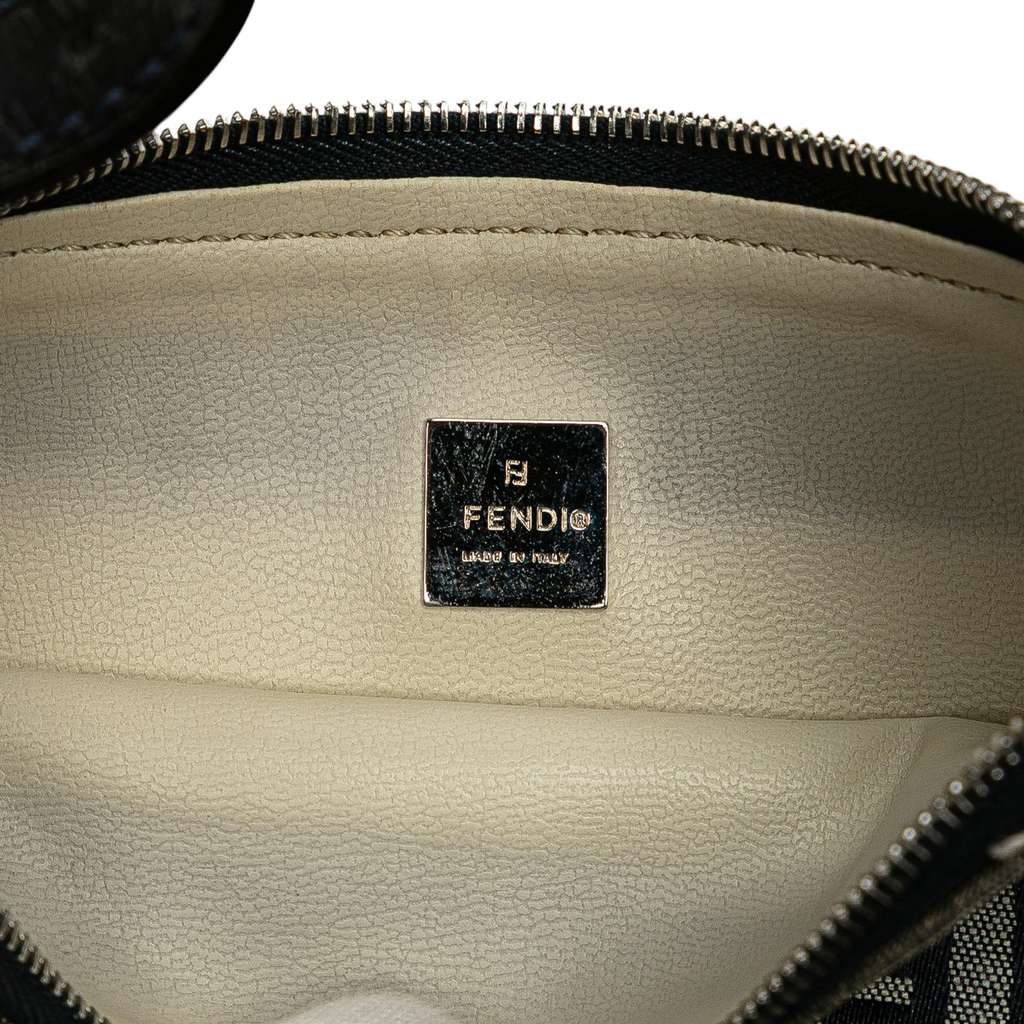 Fendi Zucchino Canvas Pochette - Side view