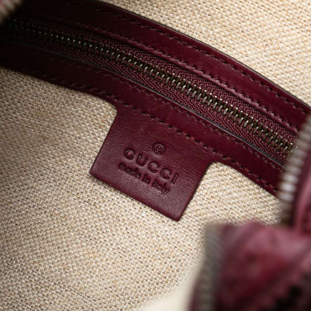 Gucci Microguccissima Brogue Duilio Boston Bag - Side view