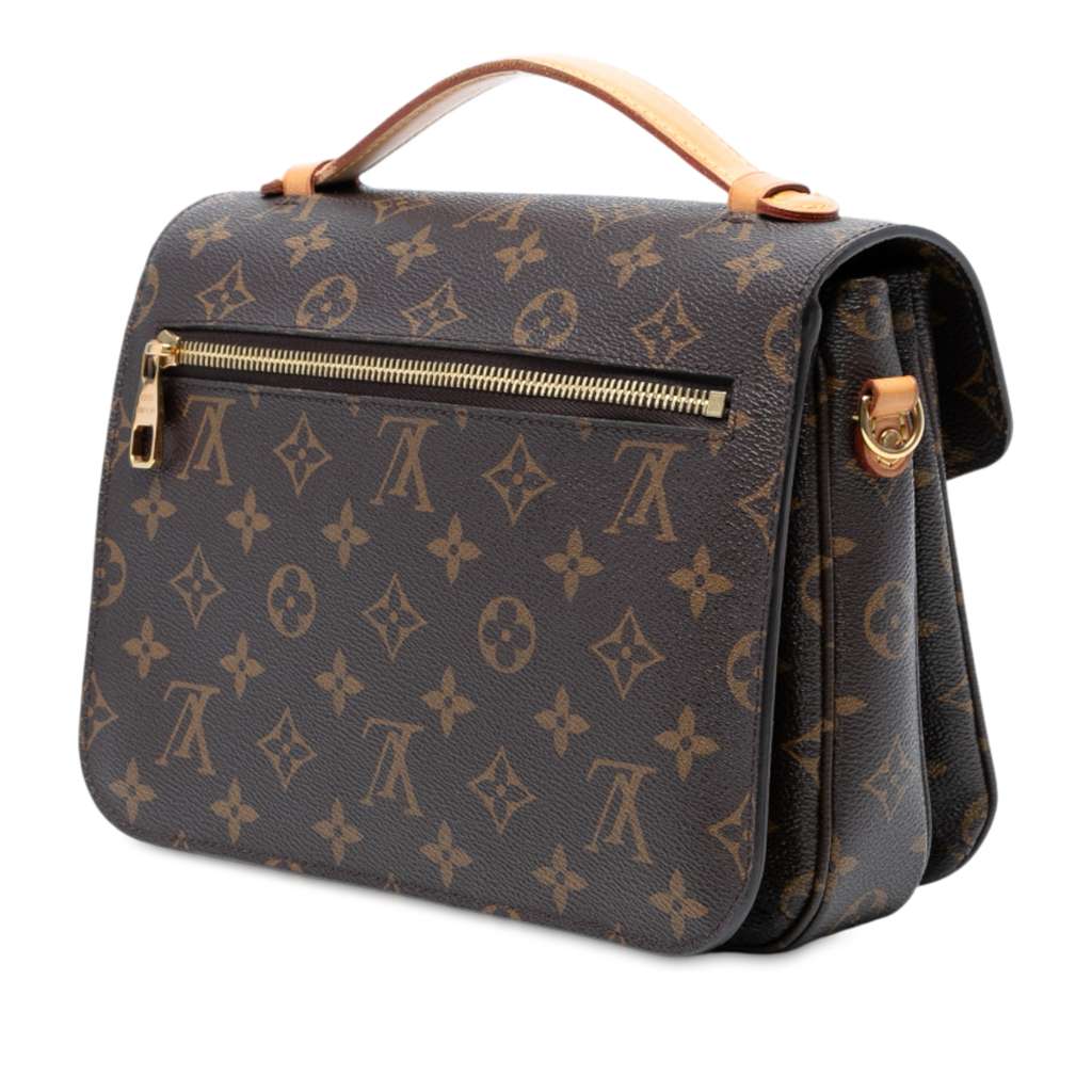 Louis Vuitton Monogram Pochette Metis - Back view