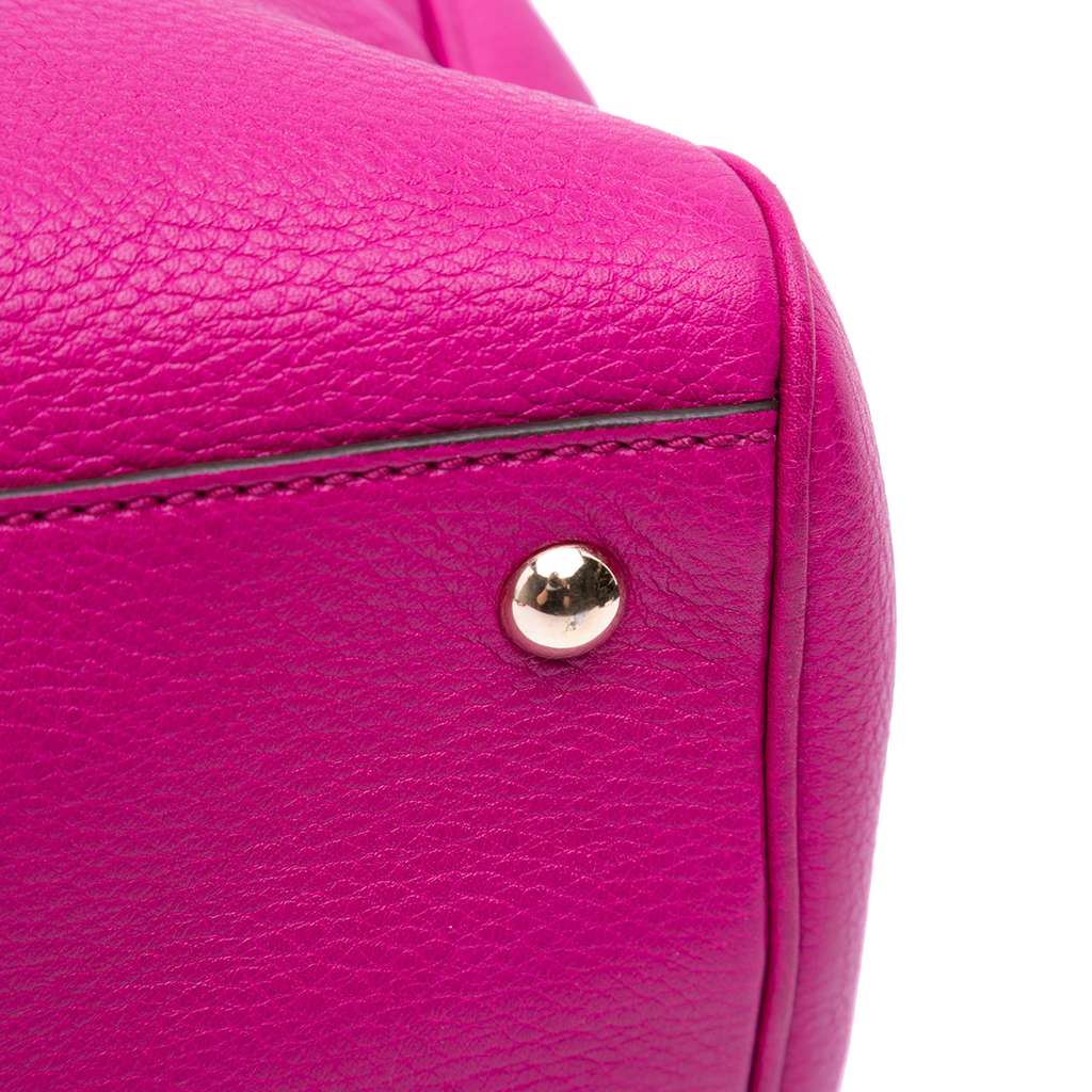 Gucci Medium Calfskin Bamboo Shopper Satchel - Image 12