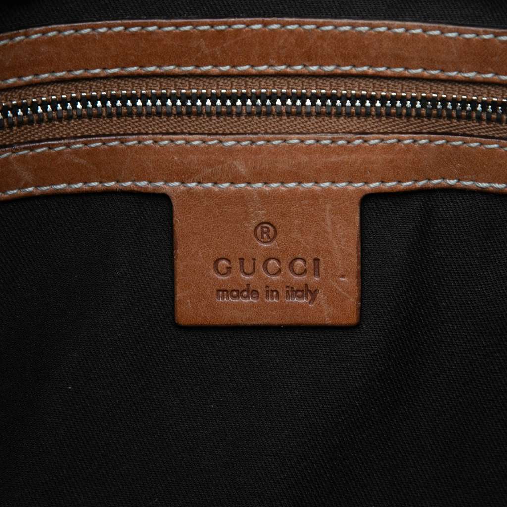 Gucci Canvas Web Reins Shoulder Bag - Side view