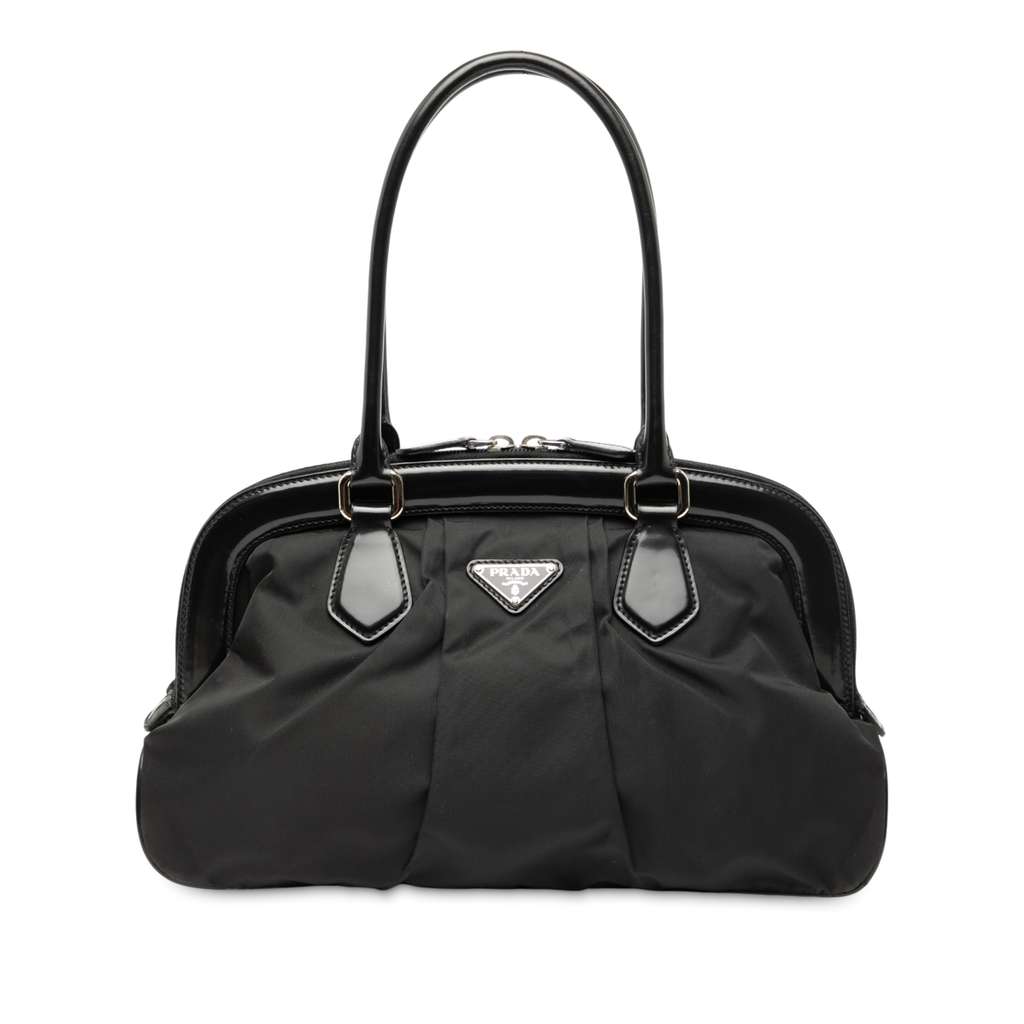 Prada Tessuto Frame Handbag
