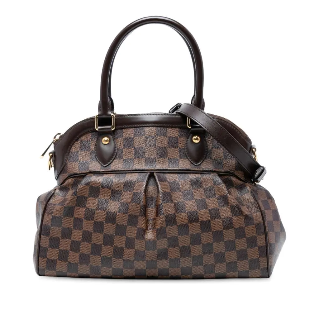 Louis Vuitton Damier Ebene Trevi PM Brown Good - Front View