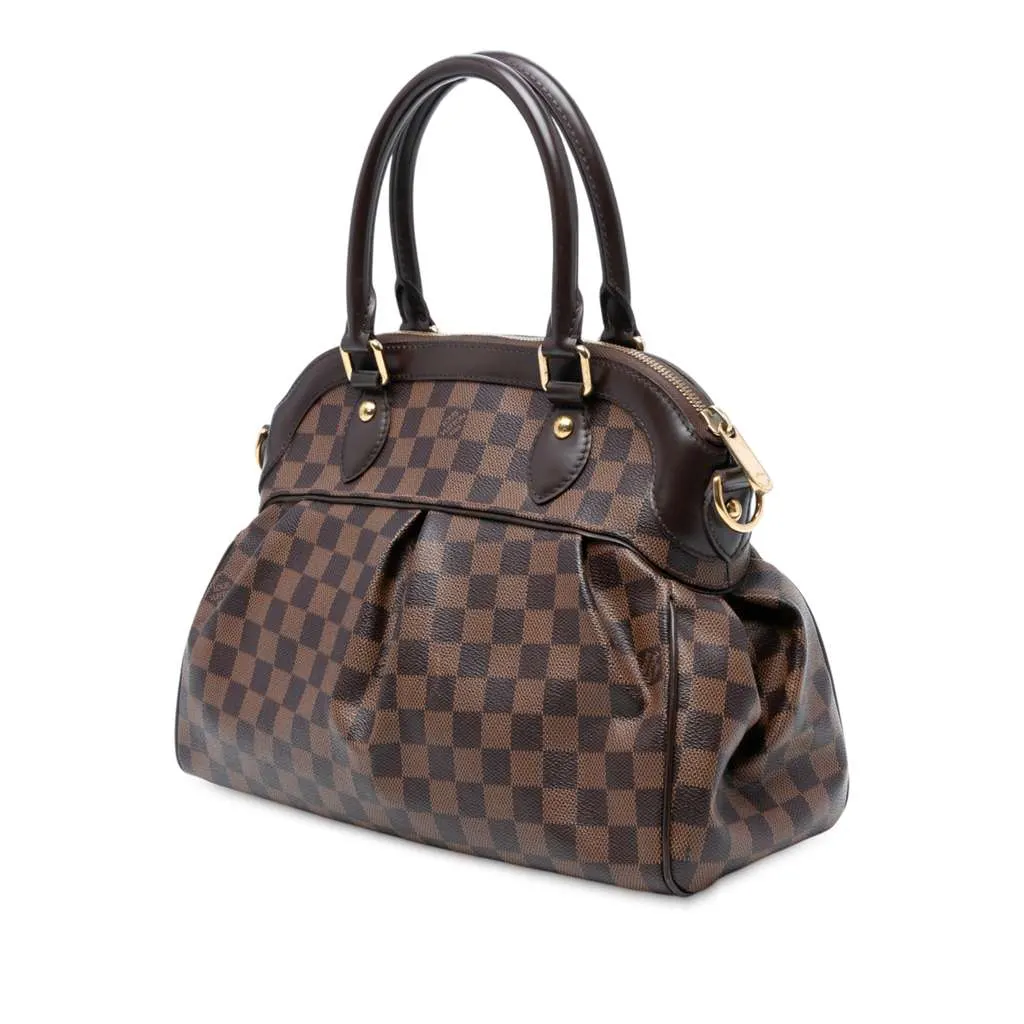Louis Vuitton Damier Ebene Trevi PM Brown Good - Back View