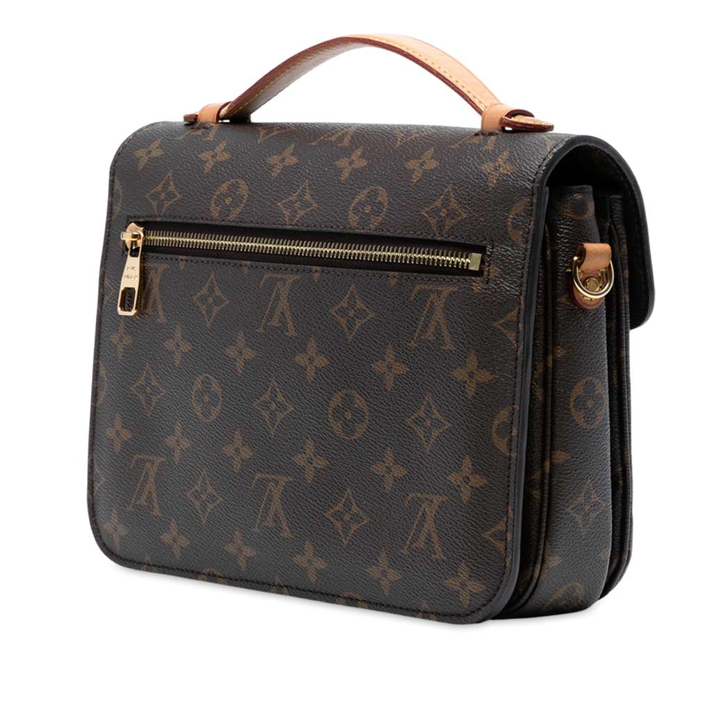 Louis Vuitton Monogram Pochette Metis - Back view