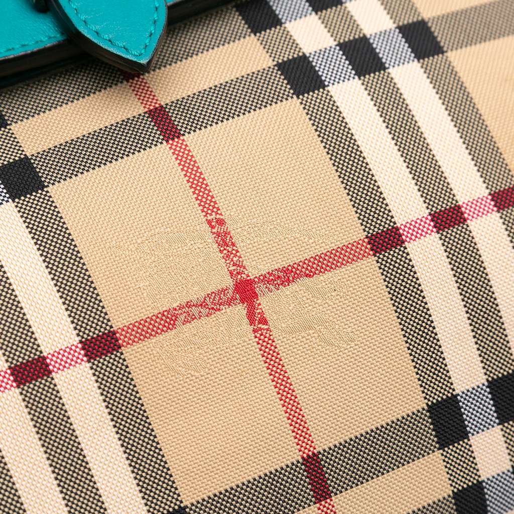 Burberry Haymarket Check Coated Canvas Leah Crossbody - Detail 2