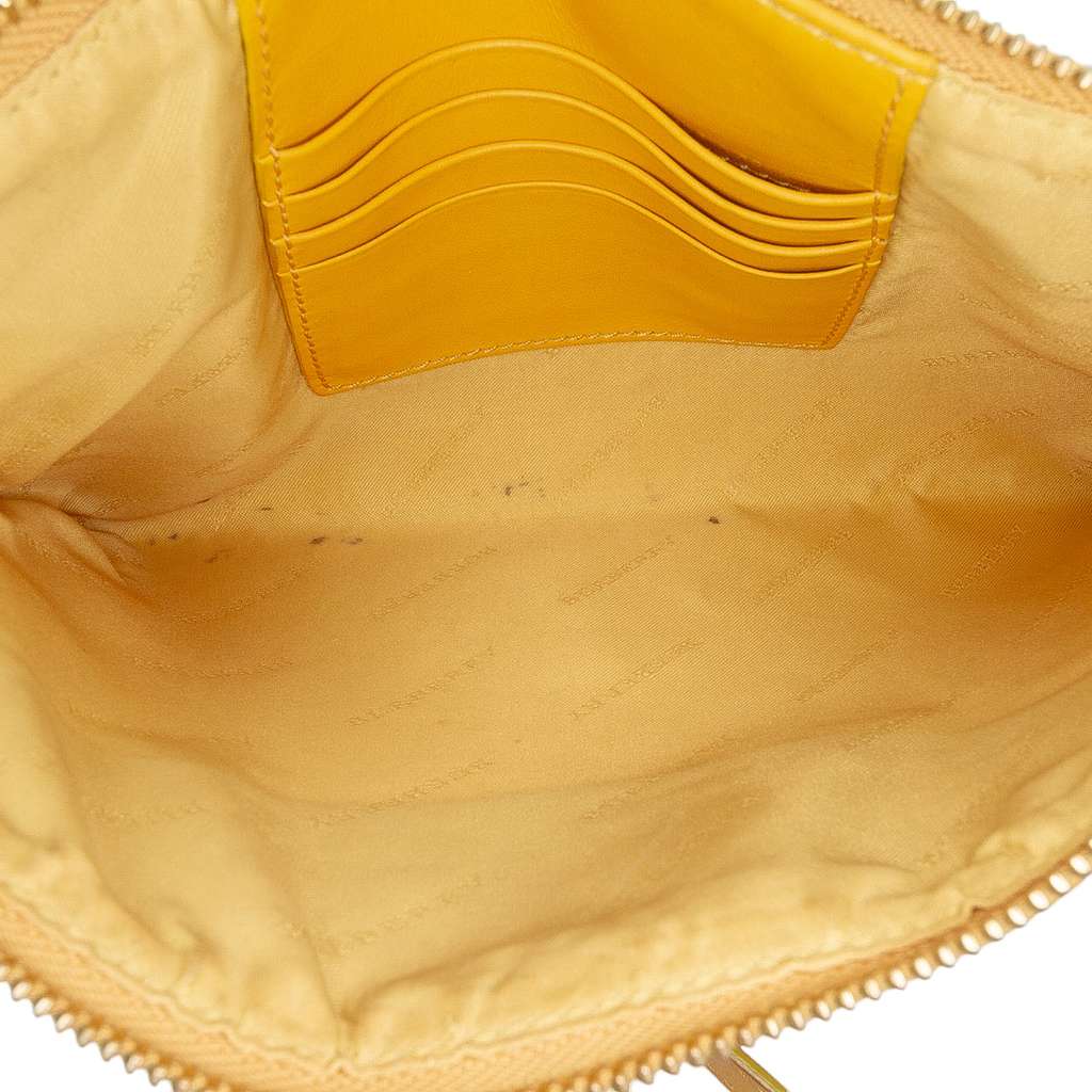 Burberry Haymarket Check Coated Canvas Floral Print Crossbody - 4