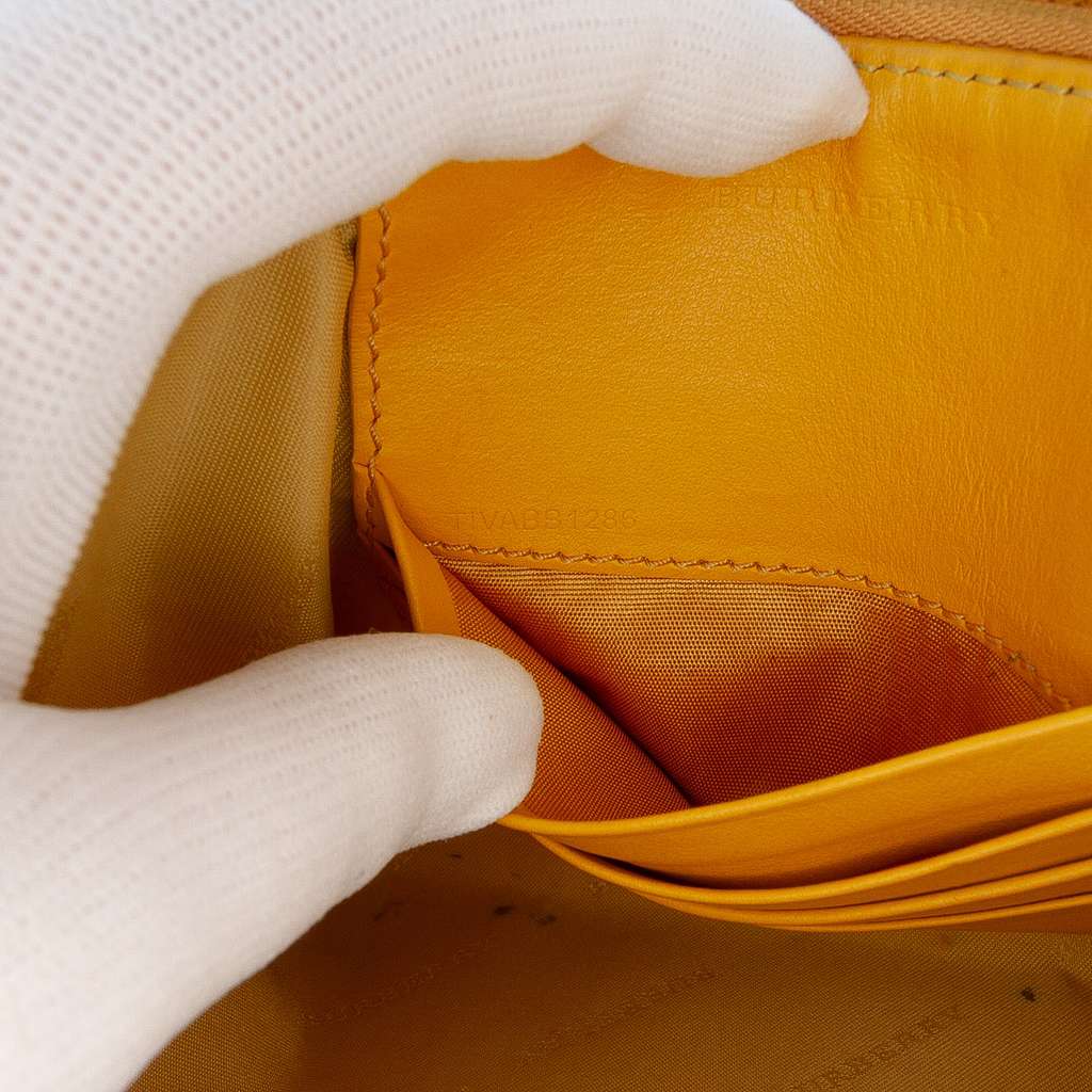 Burberry Haymarket Check Coated Canvas Floral Print Crossbody - Side view