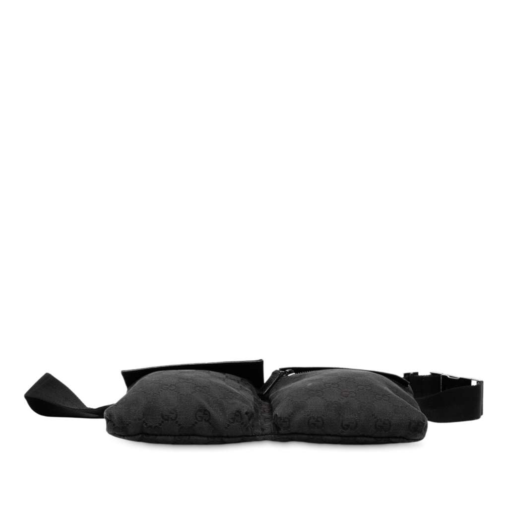 Gucci GG Canvas Double Pocket Belt Bag - Image 6