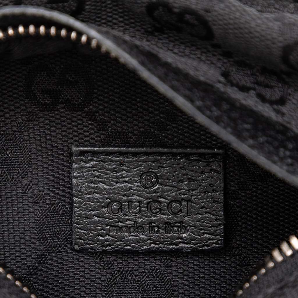 Gucci GG Canvas Double Pocket Belt Bag - Side view