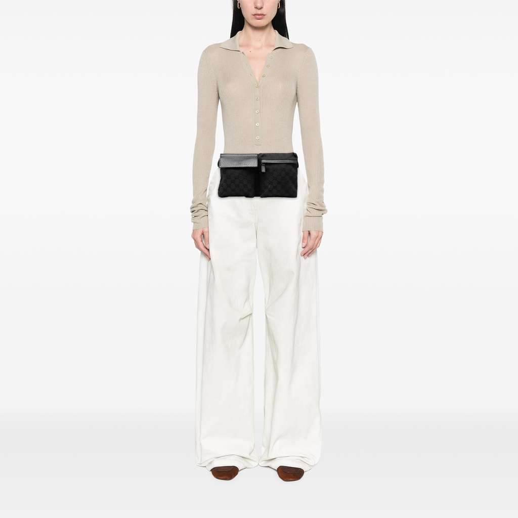 Gucci GG Canvas Double Pocket Belt Bag - Detail 2