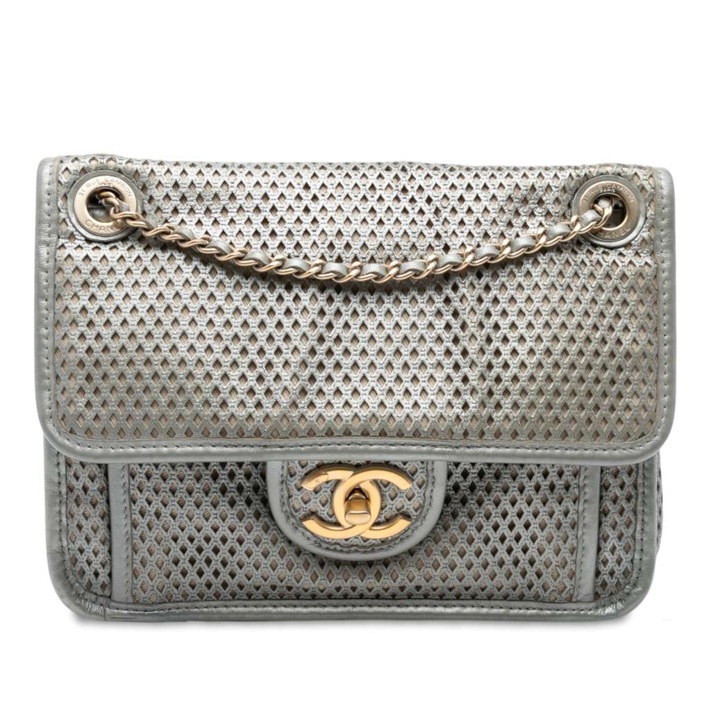 Chanel Small Perforated Calfskin Up In The Air Flap