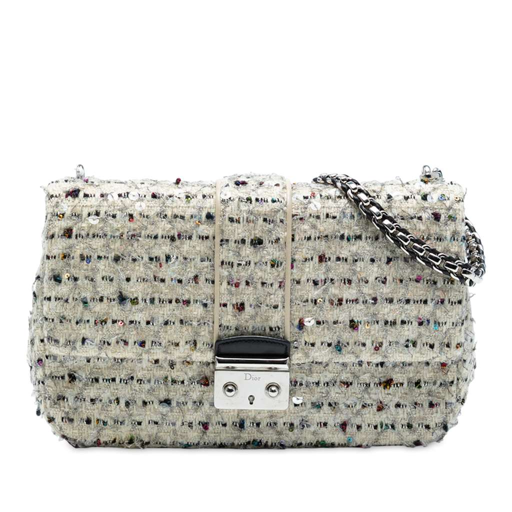 Dior Medium Tweed Miss Dior Flap