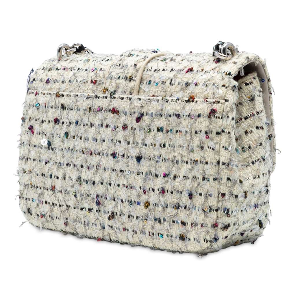 Dior Medium Tweed Miss Dior Flap - Back view