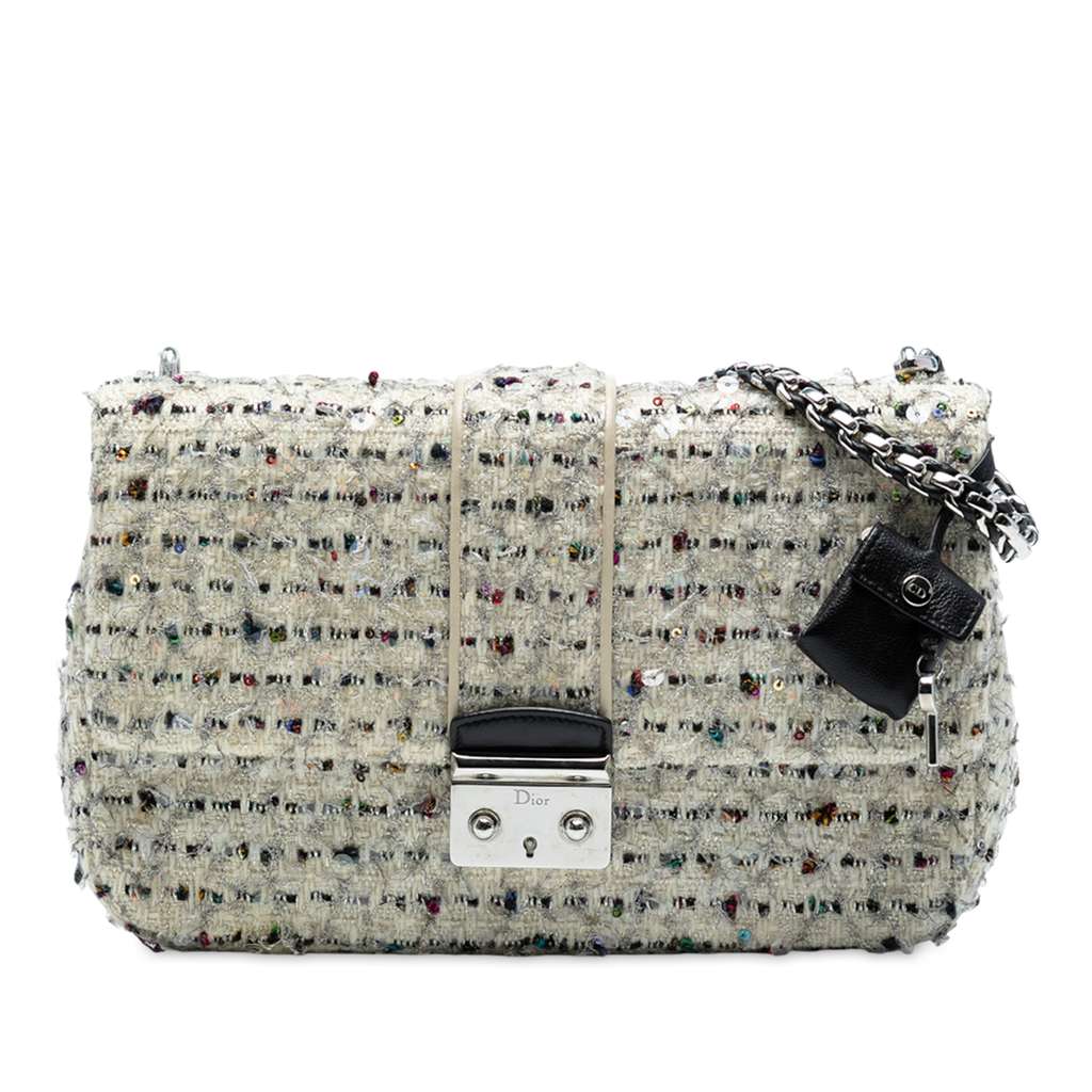 Dior Medium Tweed Miss Dior Flap - Image 10