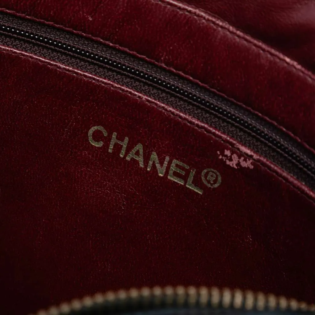 Chanel CC Quilted Lambskin Chain Camera Bag Black Leather Good - Box View