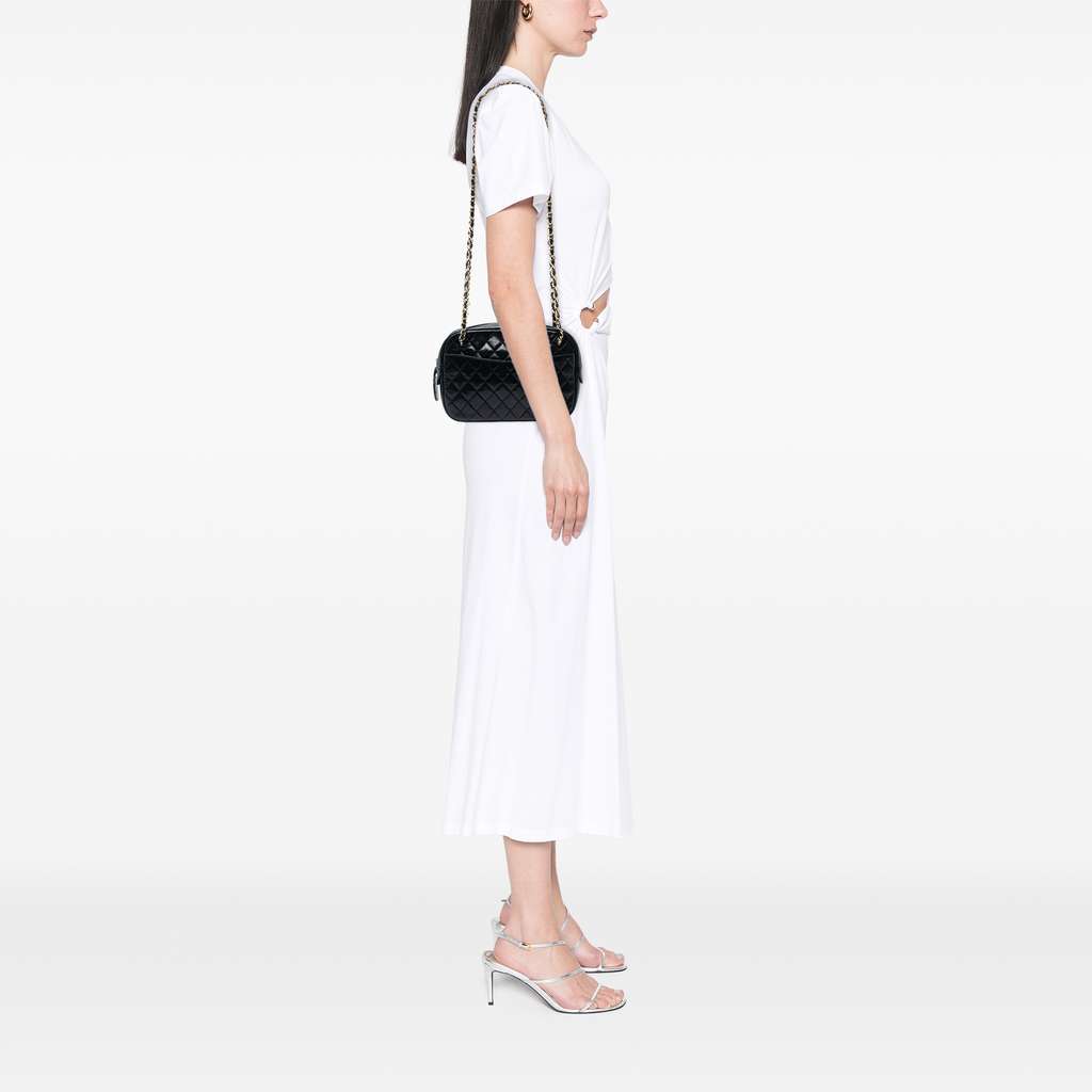 Chanel CC Quilted Lambskin Chain Camera Bag - Image 10