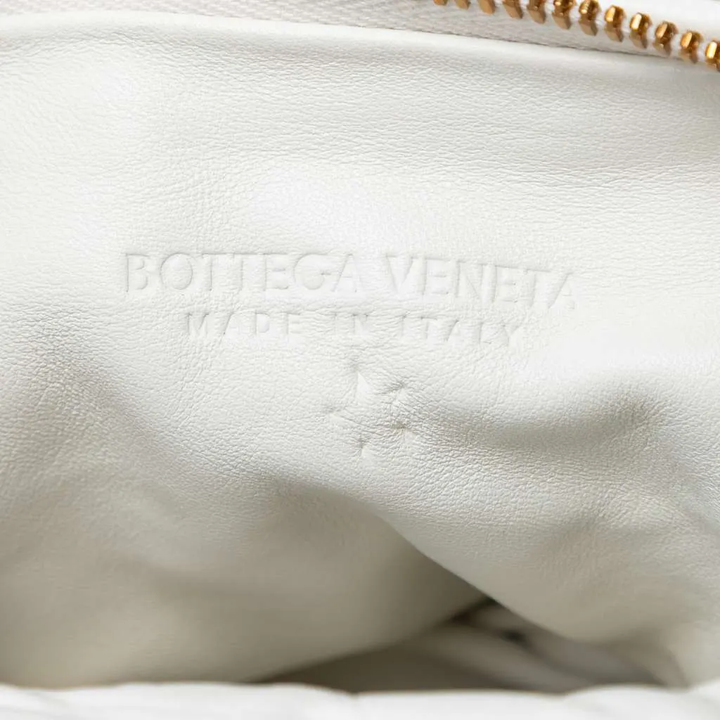 Bottega Veneta Mini Nappa Puffy Jodie White Leather Very good - Box View