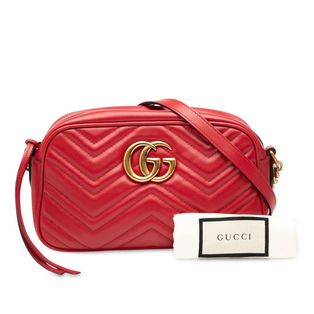 Gucci Small GG Marmont Matelasse Leather Crossbody - Image 10