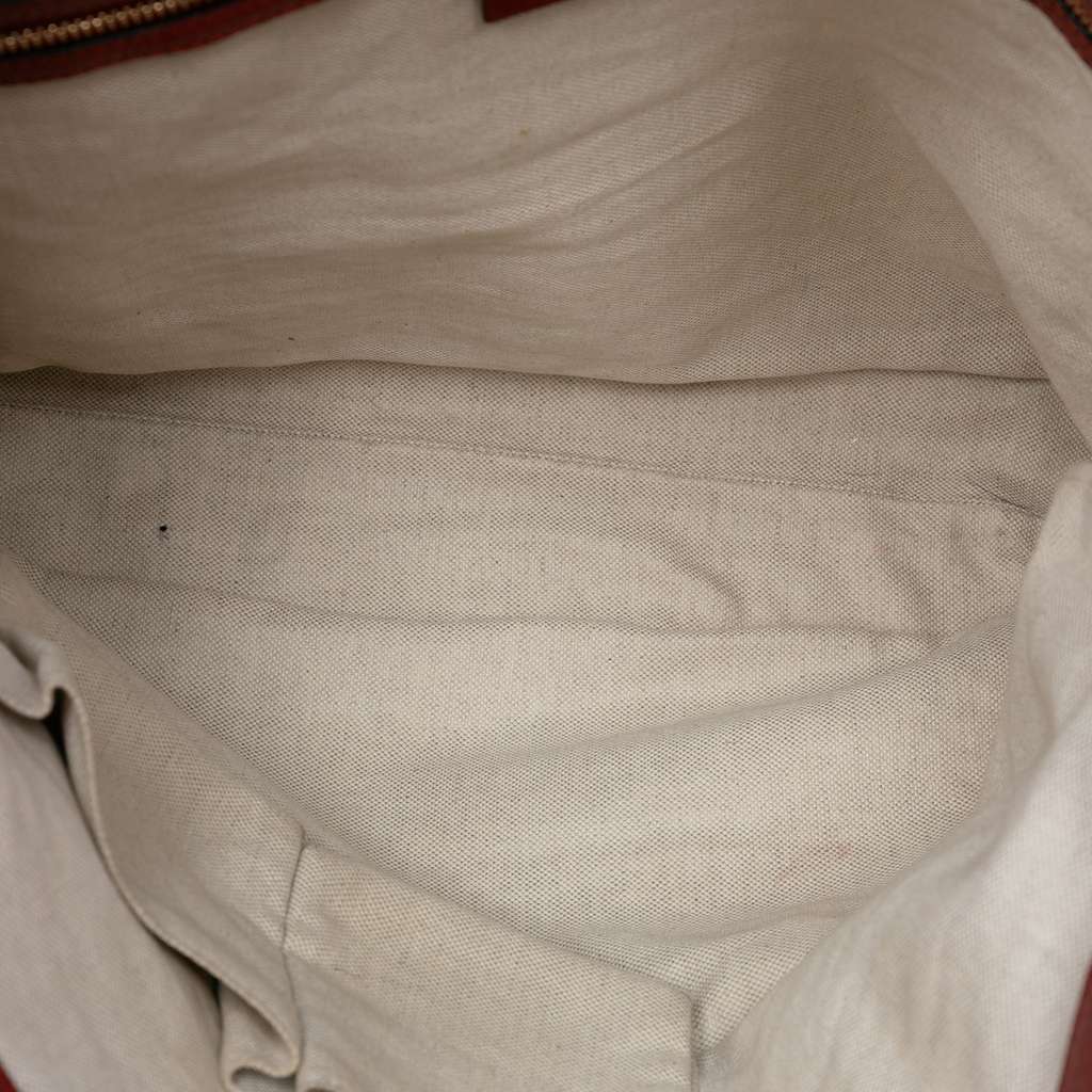 Gucci Tall Leather Bamboo Shopper Tote - 4