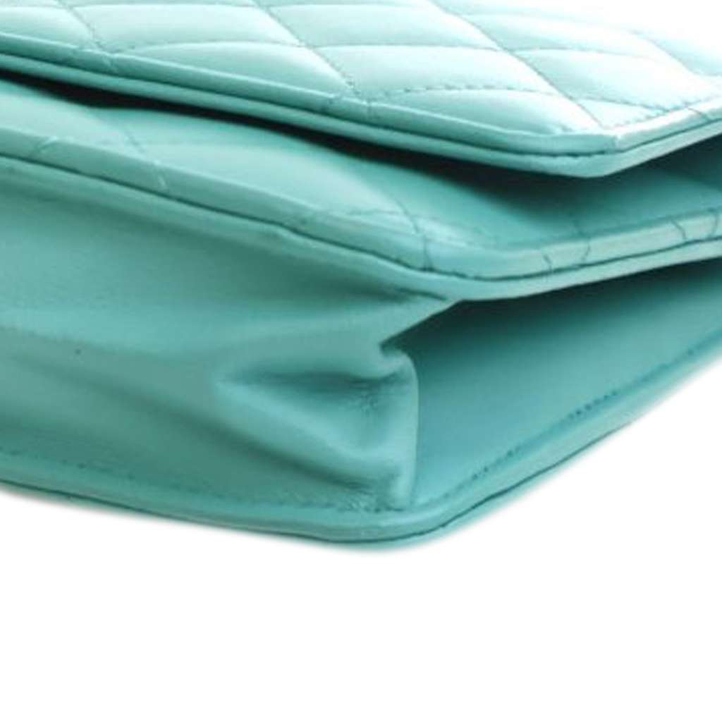 Chanel CC Quilted Lambskin Wallet On Chain - Image 12