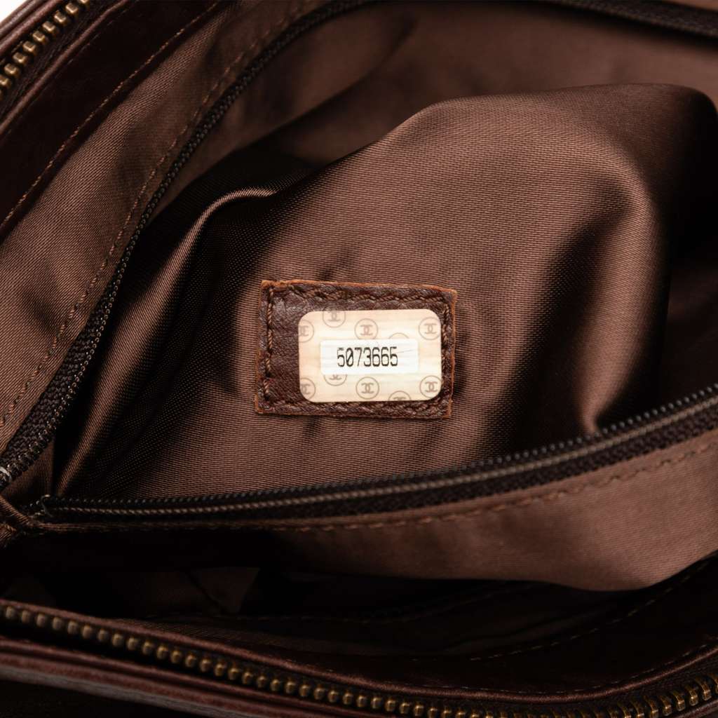 Chanel CC Lambskin Tassel Shoulder Bag - Side view