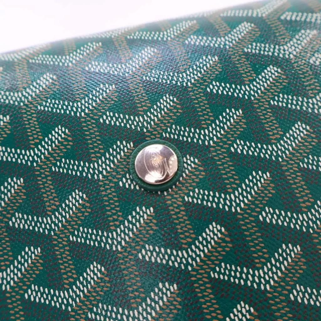 Goyard Goyardine Capetien MM Messenger Green Canvas Good - Box View