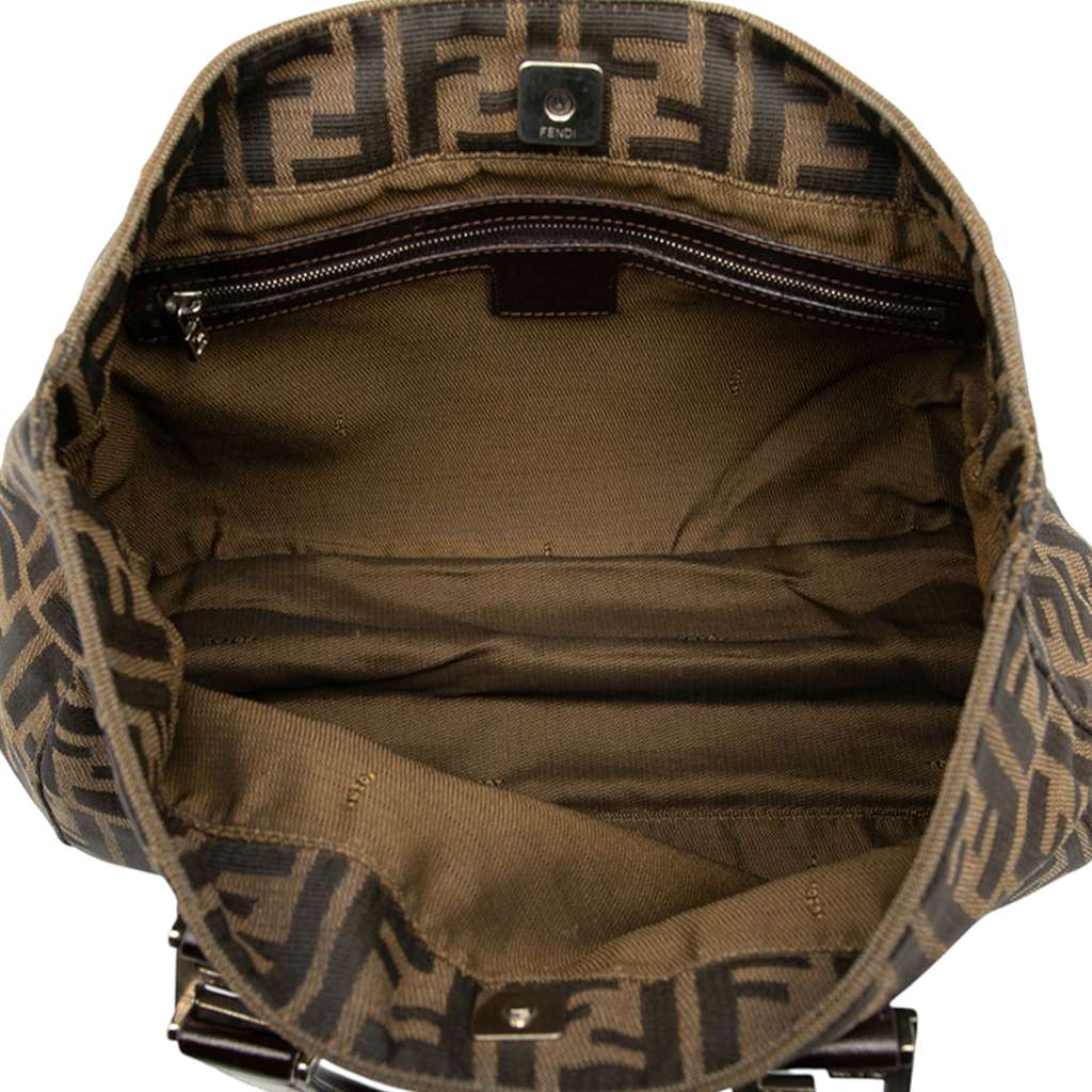 Fendi Small Zucca Canvas Twins Tote - 4