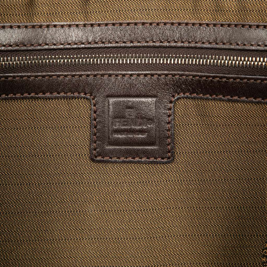 Fendi Small Zucca Canvas Twins Tote - Side view