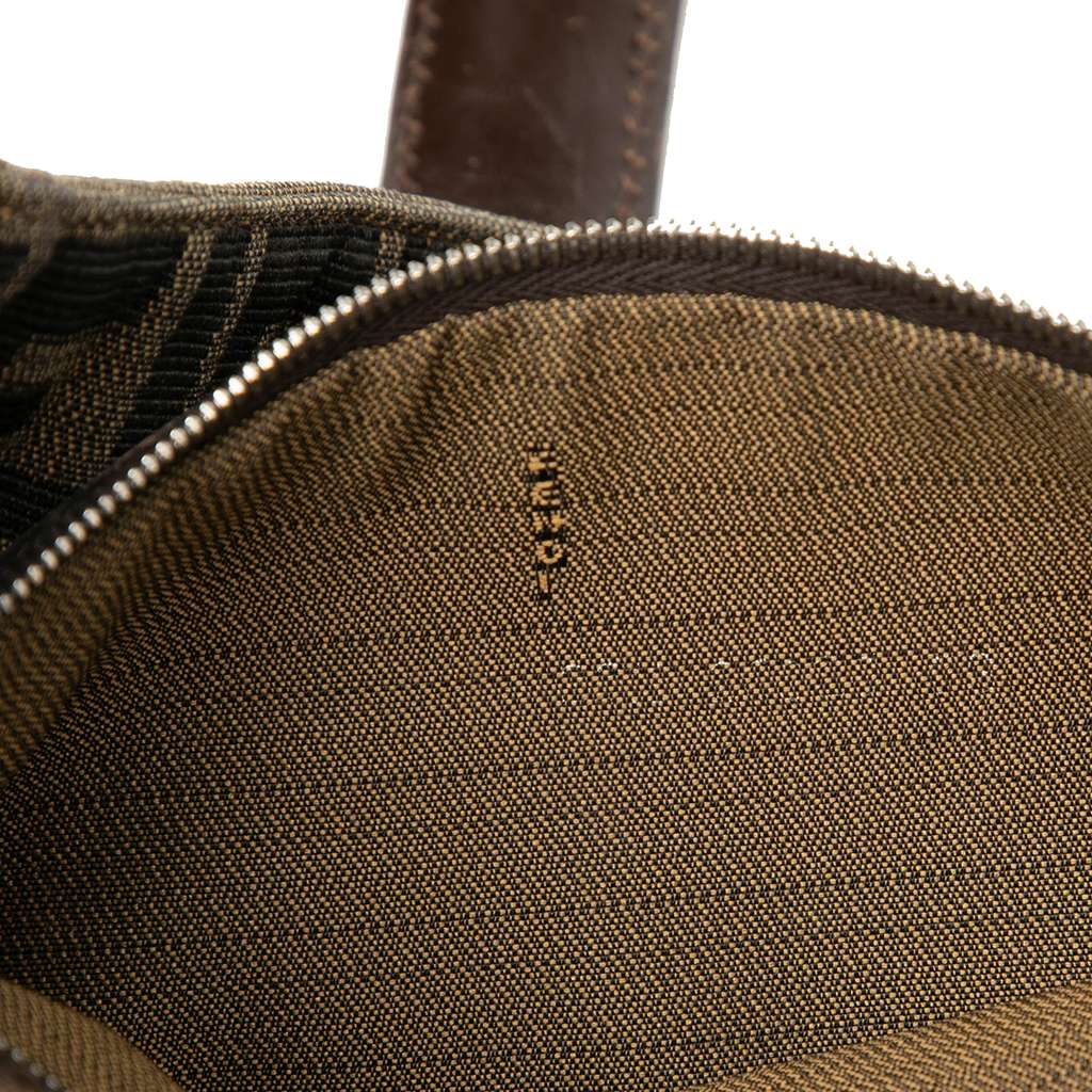 Fendi Small Zucca Canvas Twins Tote - Detail 1