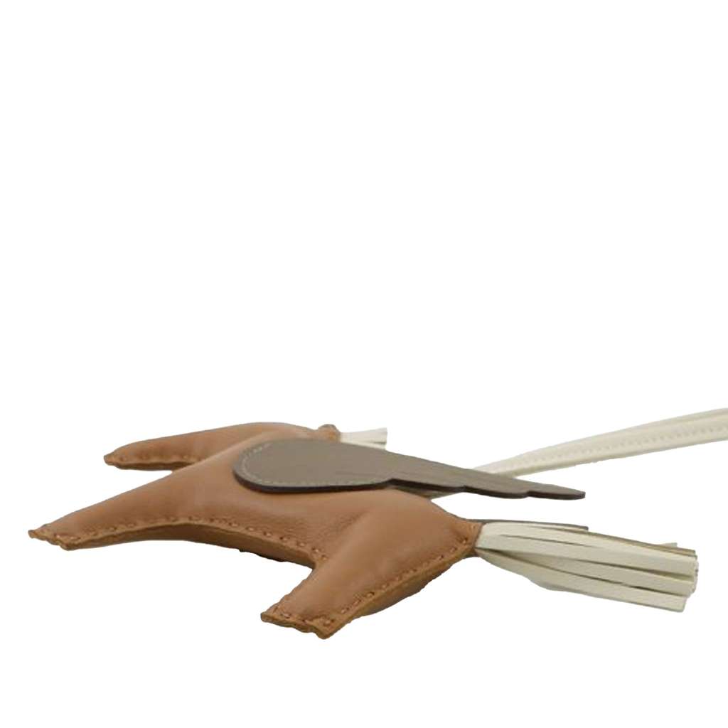 Hermès Milo Lambskin and Swift Grigri Rodeo Pegase Bag Charm PM - Image 6