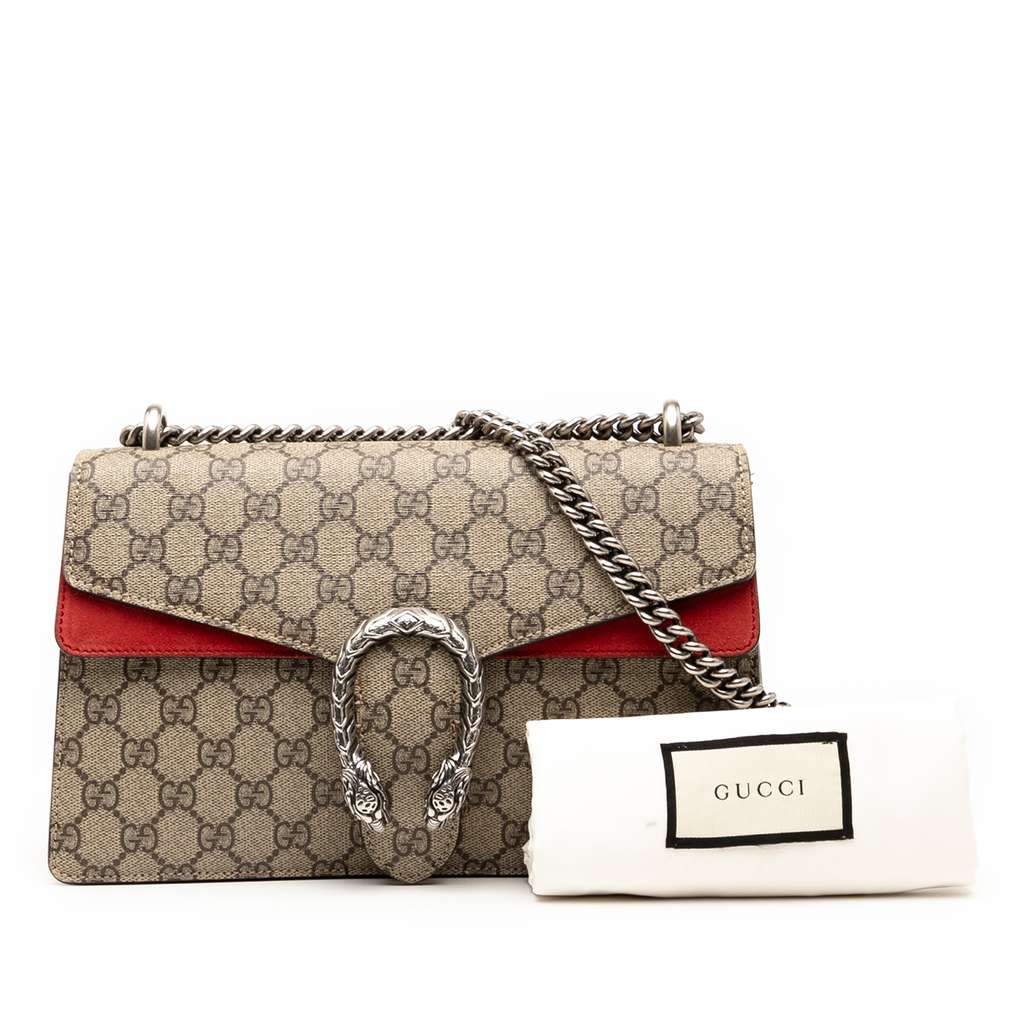 Gucci Medium GG Supreme Dionysus Shoulder Bag - Image 10