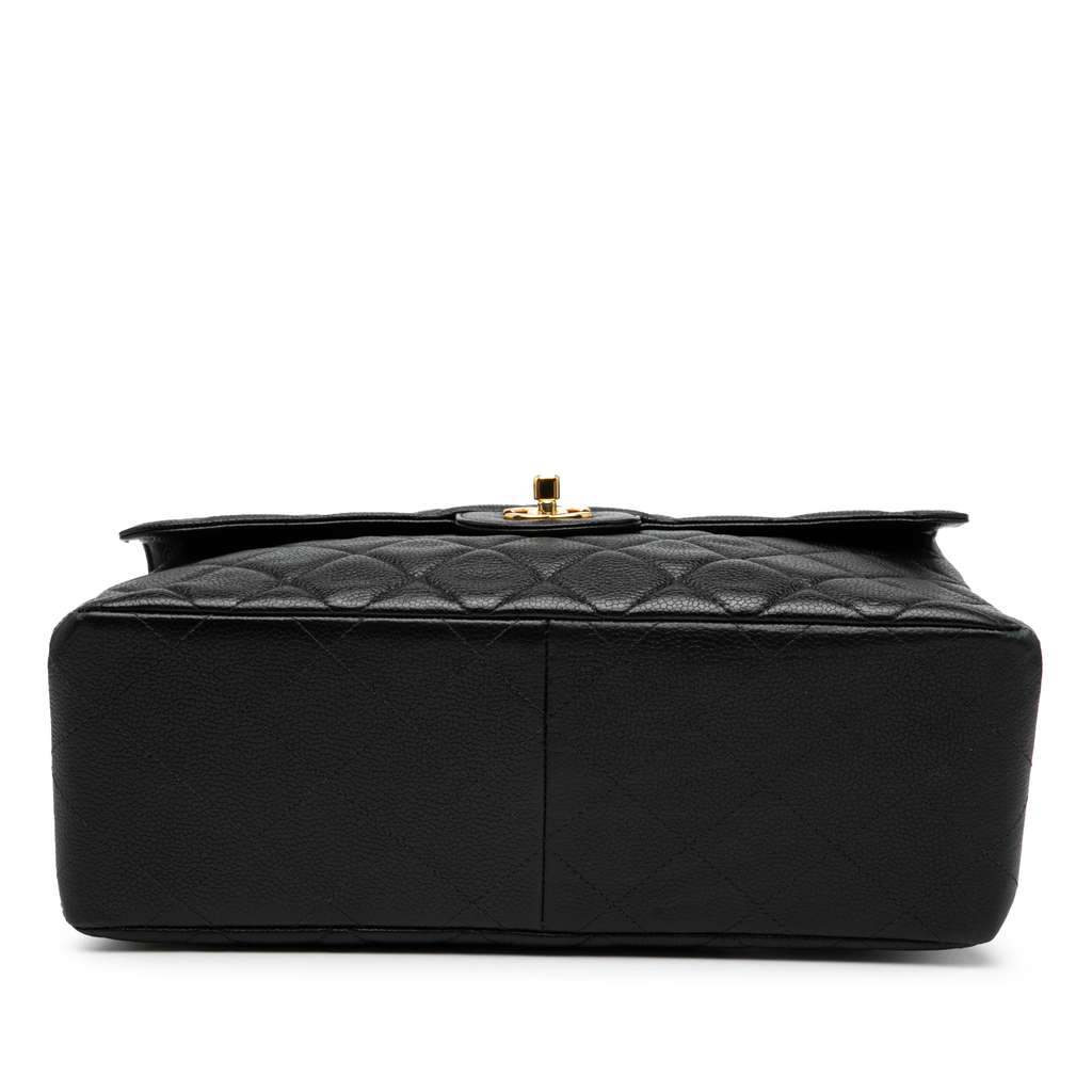 Chanel Jumbo Quilted Caviar Double Sided Flap - Image 6