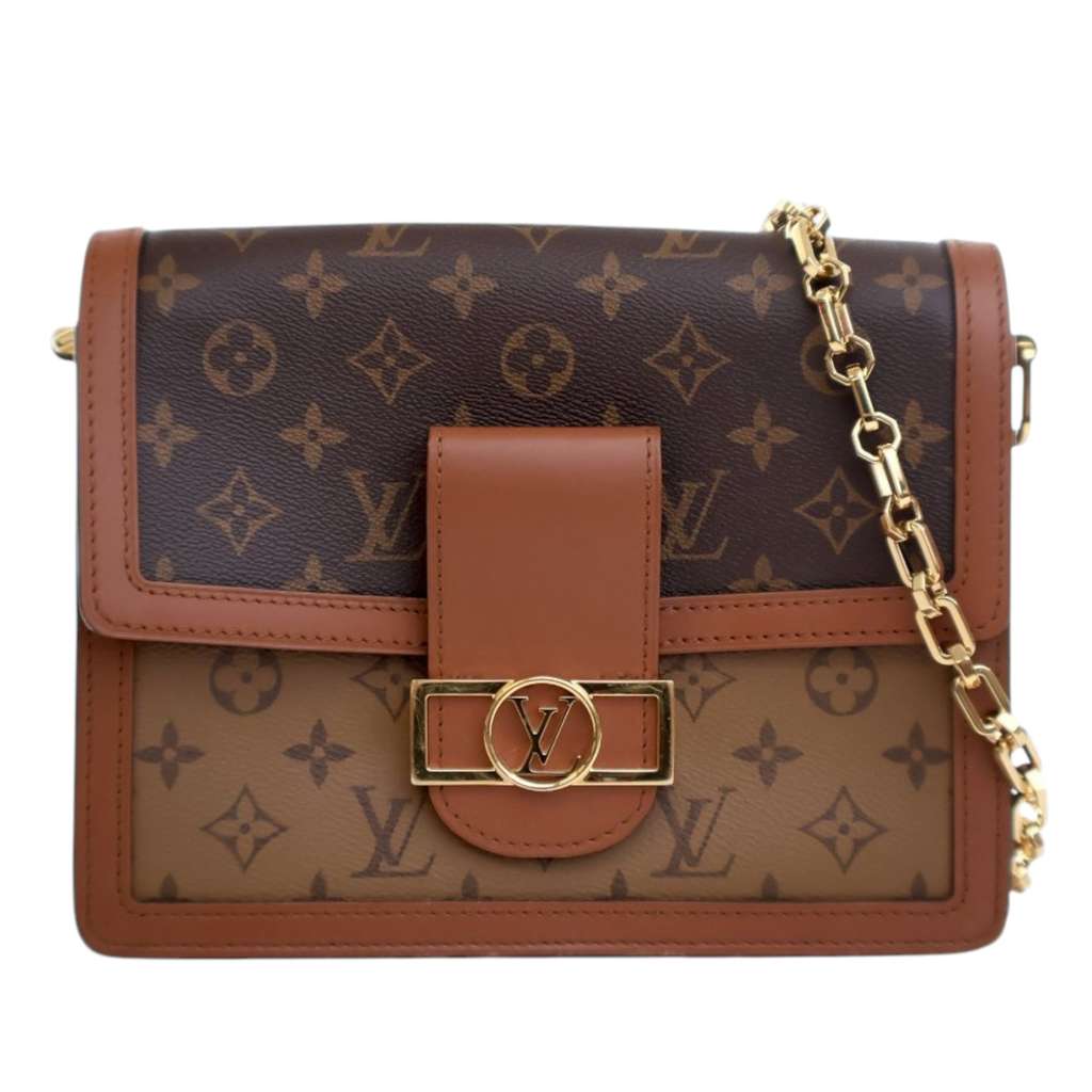 Louis Vuitton Monogram Reverse Dauphine MM - Back view