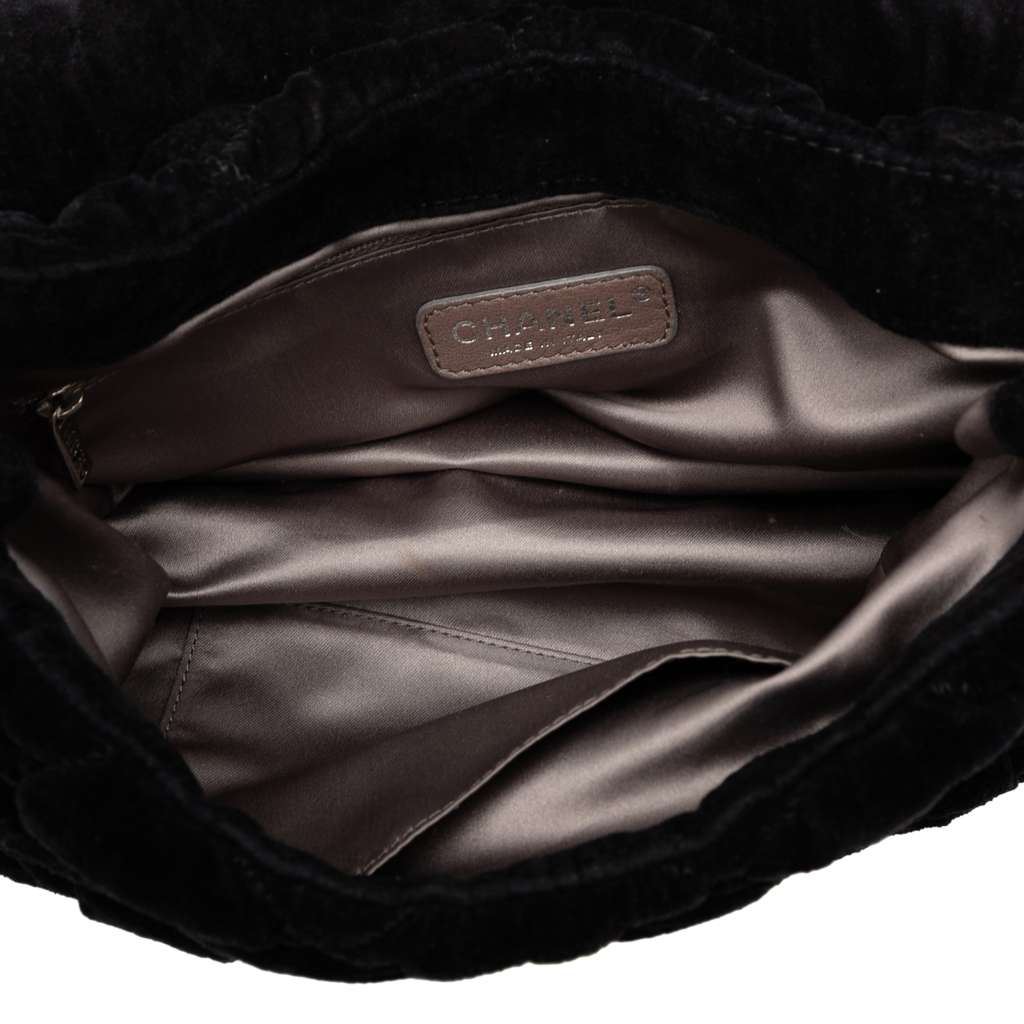 Chanel Paris Moscou Bubble Quilted Velvet Flap - 4
