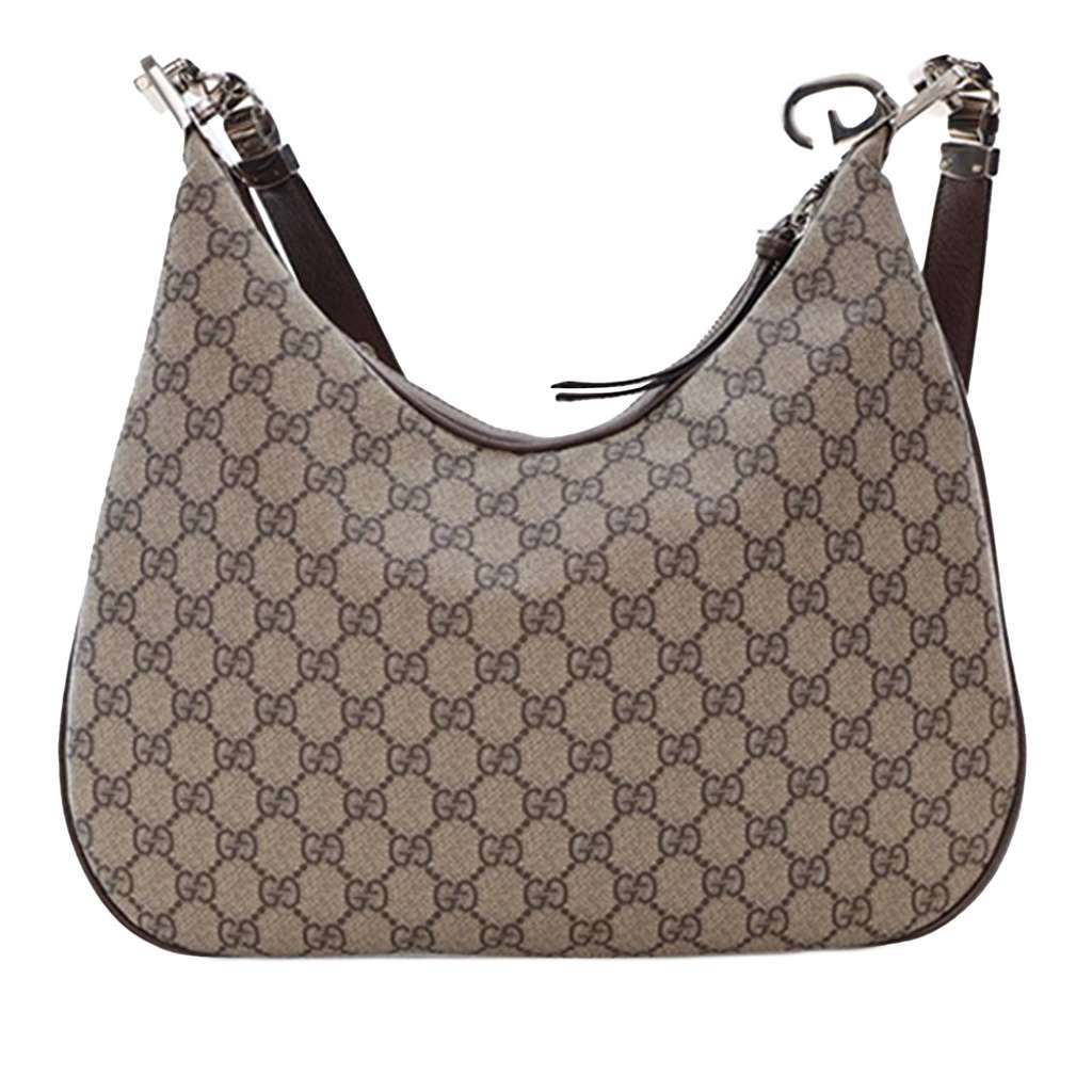 Gucci Medium GG Supreme Web Attache Crossbody - Back view