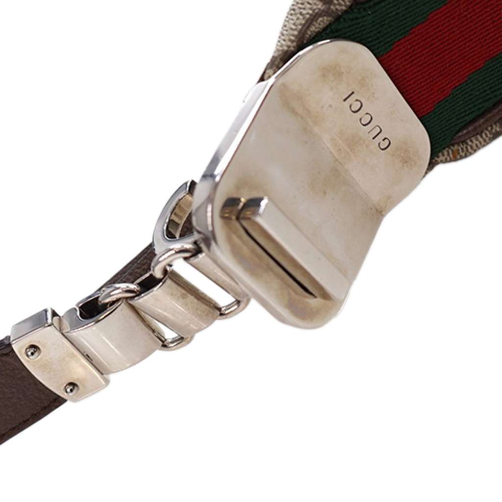 Gucci Medium GG Supreme Web Attache Crossbody - Image 13