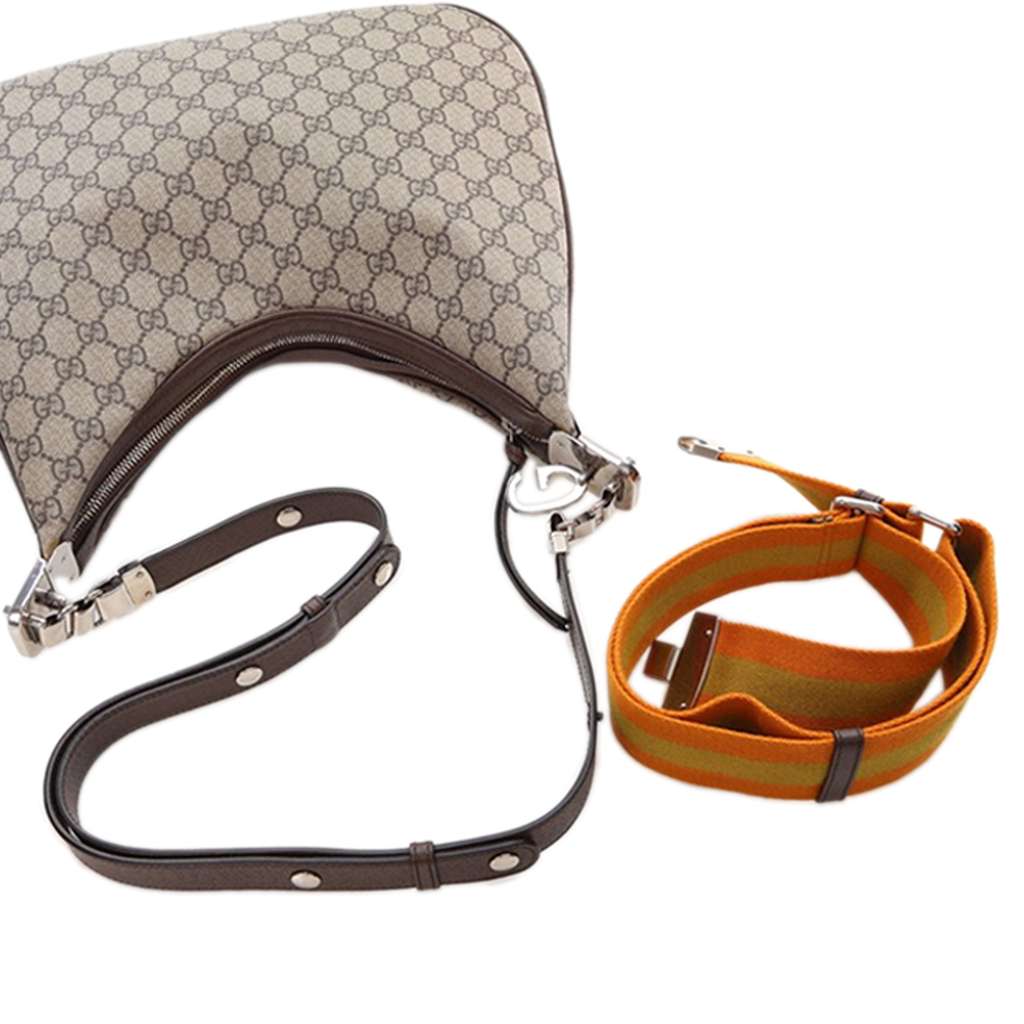 Gucci Medium GG Supreme Web Attache Crossbody - Image 16