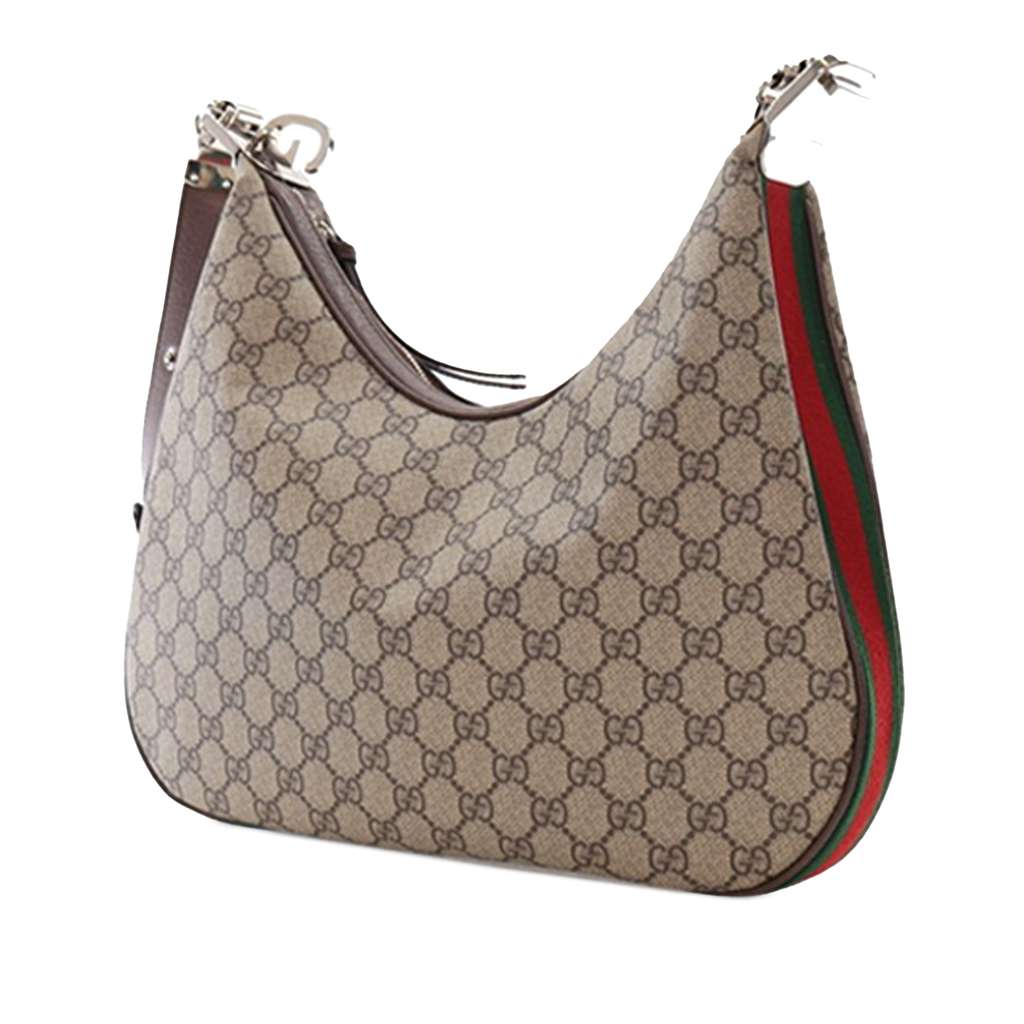 Gucci Medium GG Supreme Web Attache Crossbody - Image 6
