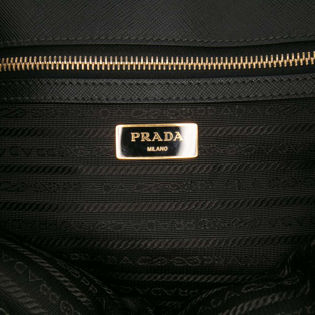 Prada Extra Large Saffiano Lux Galleria Double Zip Tote - Side view